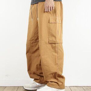 Topshop Baggy Cargo Utility Pants Orange XS Skater Oversized Casual Streetwear